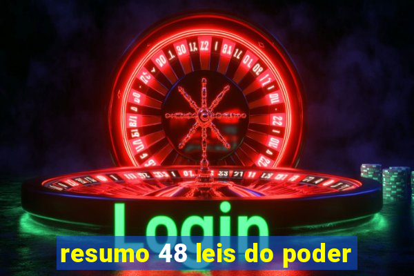 resumo 48 leis do poder